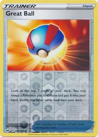 Great Ball 164/202 (SWSH01: Sword & Shield Base Set)  - Reverse Holofoil | Good Games Morley