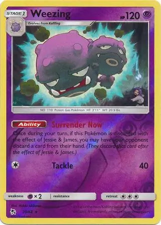 Weezing 29/68 (Hidden Fates)  - Reverse Holofoil | Good Games Morley
