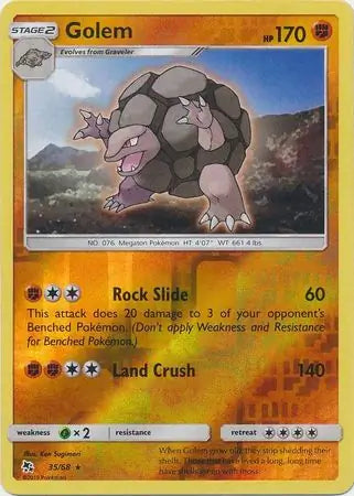 Golem 35/68 (Hidden Fates)  - Reverse Holofoil | Good Games Morley