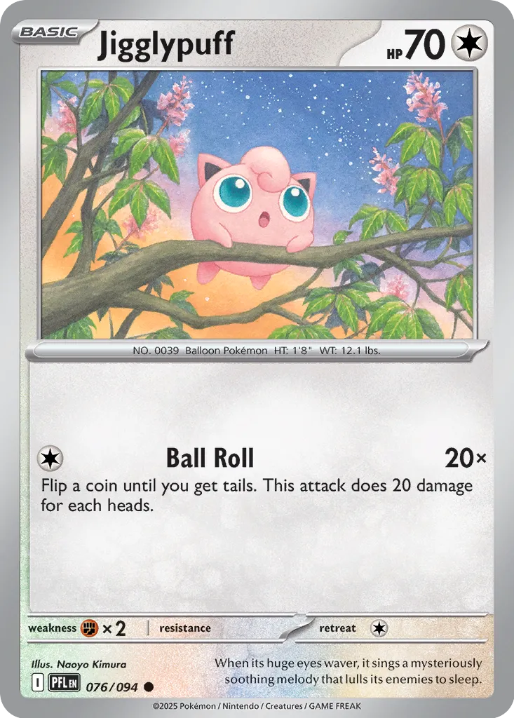 Jigglypuff 076/094 (ME02: Phantasmal Flames)  | Good Games Morley