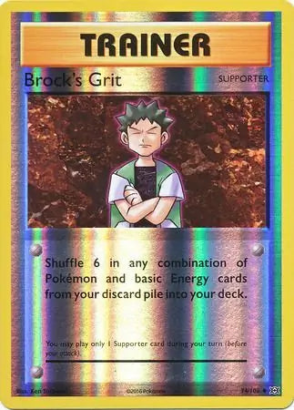 Brock's Grit 74/108 (XY - Evolutions)  - Reverse Holofoil | Good Games Morley