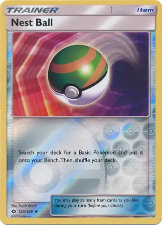 Nest Ball 123/149 (SM Base Set)  - Reverse Holofoil | Good Games Morley