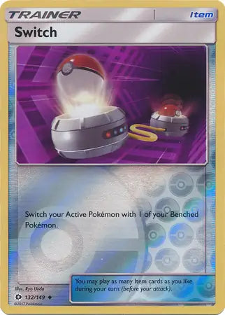 Switch 132/149 (SM Base Set)  - Reverse Holofoil | Good Games Morley