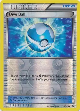 Dive Ball 125/160 (XY - Primal Clash)  - Reverse Holofoil | Good Games Morley