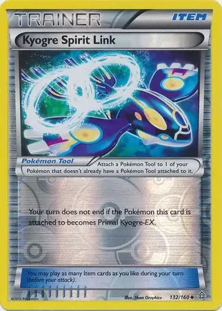 Kyogre Spirit Link 132/160 (XY - Primal Clash)  - Reverse Holofoil | Good Games Morley