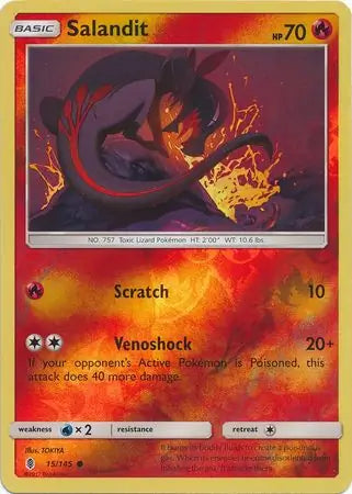 Salandit 15/145 (SM - Guardians Rising)  - Reverse Holofoil | Good Games Morley