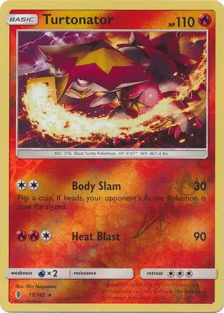 Turtonator 17/145 (SM - Guardians Rising)  - Reverse Holofoil | Good Games Morley