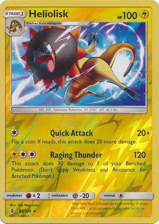 Heliolisk 44/145 (SM - Guardians Rising)  - Reverse Holofoil | Good Games Morley