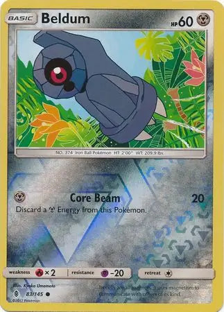 Beldum 83/145 (SM - Guardians Rising)  - Reverse Holofoil | Good Games Morley