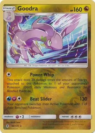 Goodra 96/145 (SM - Guardians Rising)  - Reverse Holofoil | Good Games Morley