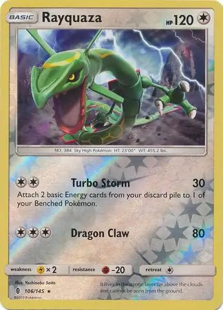 Rayquaza 106/145 (SM - Guardians Rising)  - Reverse Holofoil | Good Games Morley