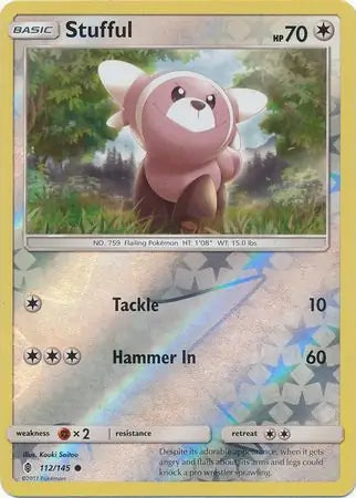 Stufful 112/145 (SM - Guardians Rising)  - Reverse Holofoil | Good Games Morley