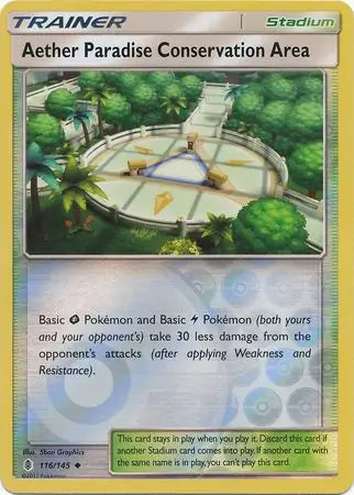 Aether Paradise Conservation Area 116/145 (SM - Guardians Rising)  - Reverse Holofoil | Good Games Morley