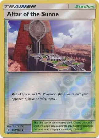 Altar of the Sunne 118/145 (SM - Guardians Rising)  - Reverse Holofoil | Good Games Morley