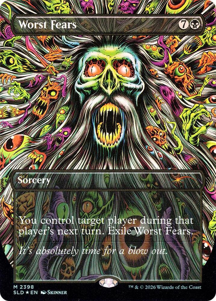 Worst Fears 2398 (Secret Lair Drop Series)  - Borderless Foil | Good Games Morley