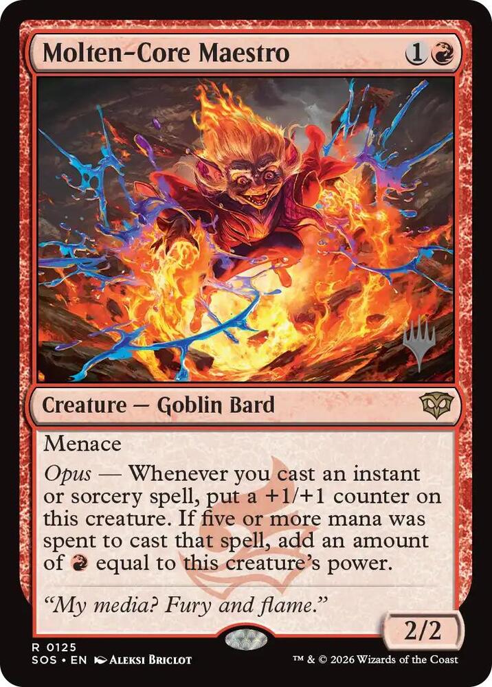 Molten Core Maestro 125 (Promo Pack: Secrets of Strixhaven)  - Foil | Good Games Morley