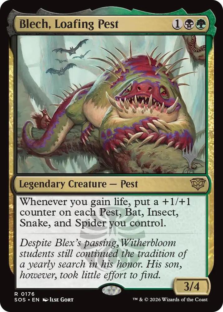 Blech Loafing Pest 176 (Promo Pack: Secrets of Strixhaven)  | Good Games Morley