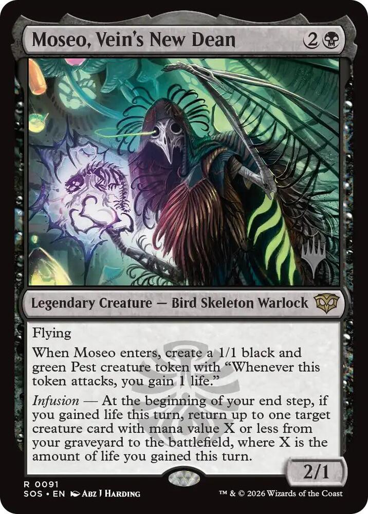 Moseo Veins New Dean 91 (Promo Pack: Secrets of Strixhaven)  | Good Games Morley