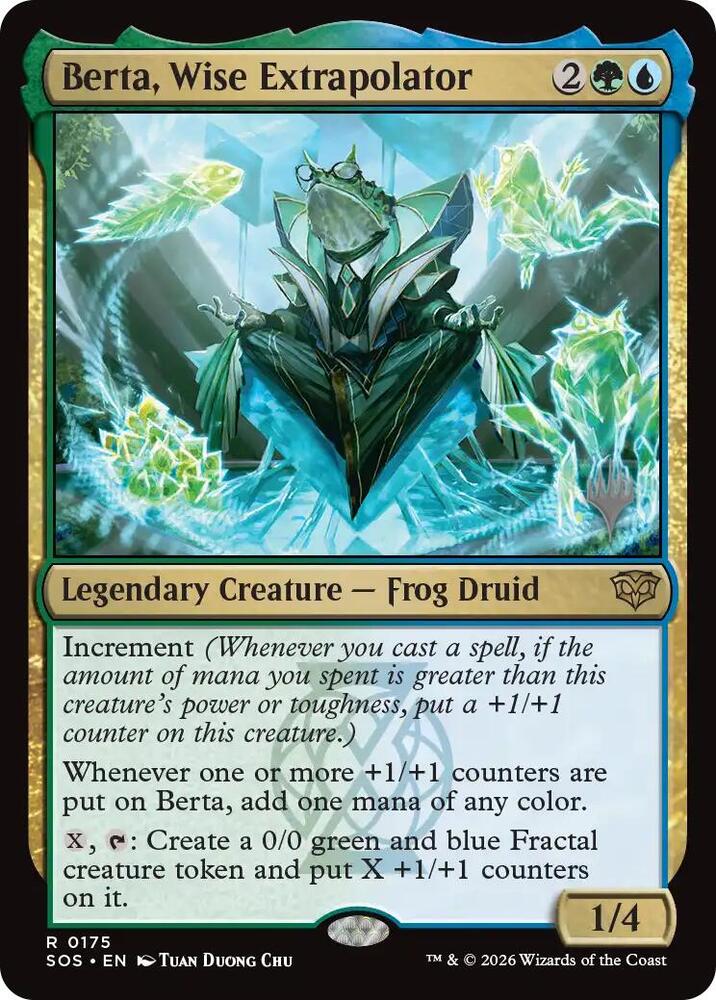 Berta, Wise Extrapolator 175 (Promo Pack: Secrets of Strixhaven)  - Foil | Good Games Morley