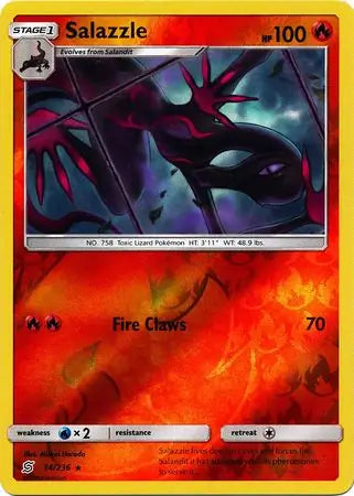 Salazzle 34/236 (SM - Unified Minds)  - Reverse Holofoil | Good Games Morley