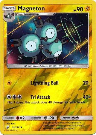 Magneton 59/236 (SM - Unified Minds)  - Reverse Holofoil | Good Games Morley