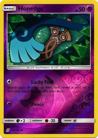Honedge 92/236 (SM - Unified Minds)  - Reverse Holofoil | Good Games Morley