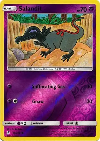 Salandit 98/236 (SM - Unified Minds)  - Reverse Holofoil | Good Games Morley