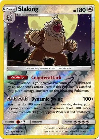 Slaking 170/236 (SM - Unified Minds)  - Reverse Holofoil | Good Games Morley