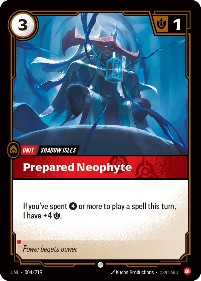 Prepared Neophyte 004/219 (Unleashed)  | Good Games Morley
