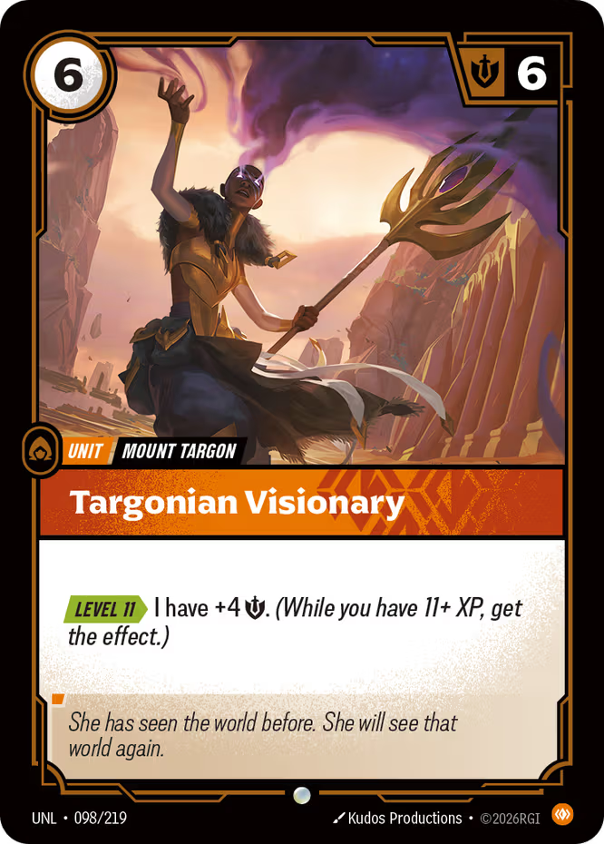 Targonian Visionary 098/219 (Unleashed)  | Good Games Morley