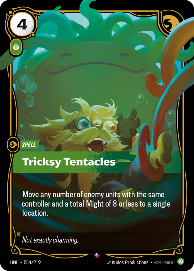 Tricksy Tentacles 054/219 (Unleashed)  - Foil | Good Games Morley