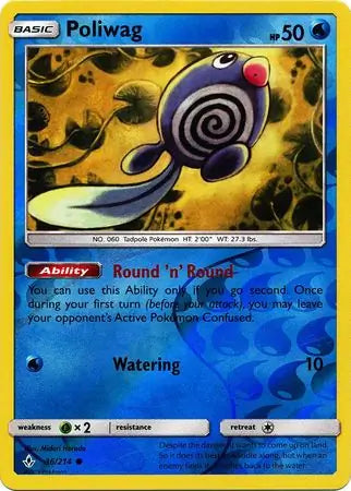 Poliwag 36/214 (SM - Unbroken Bonds)  - Reverse Holofoil | Good Games Morley