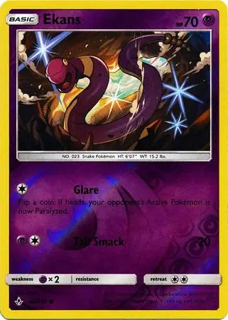 Ekans 62/214 (SM - Unbroken Bonds)  - Reverse Holofoil | Good Games Morley