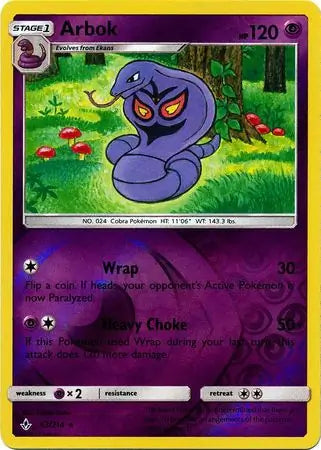 Arbok 63/214 (SM - Unbroken Bonds)  - Reverse Holofoil | Good Games Morley