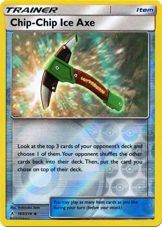 Chip-Chip Ice Axe 165/214 (SM - Unbroken Bonds)  - Reverse Holofoil | Good Games Morley