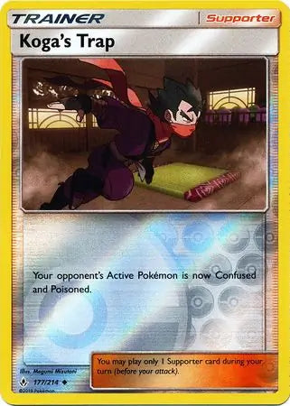 Koga's Trap 177/214 (SM - Unbroken Bonds)  - Reverse Holofoil | Good Games Morley