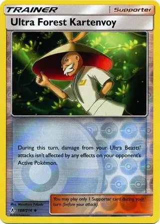 Ultra Forest Kartenvoy 188/214 (SM - Unbroken Bonds)  - Reverse Holofoil | Good Games Morley