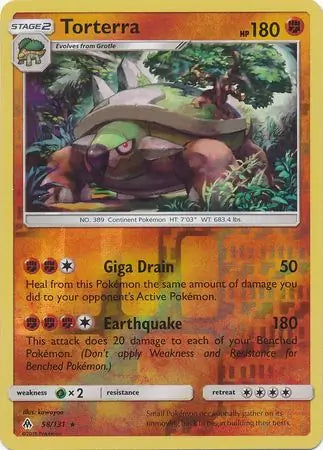 Torterra 58/131 (SM - Forbidden Light)  - Reverse Holofoil | Good Games Morley