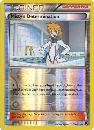 Misty's Determination 104/122 (XY - BREAKpoint)  - Reverse Holofoil | Good Games Morley