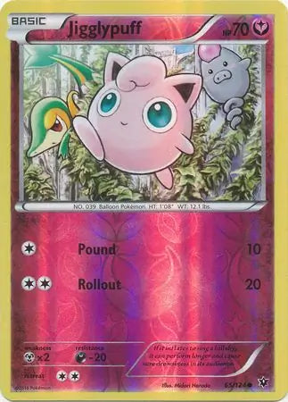 Jigglypuff 65/124 (XY - Fates Collide)  - Reverse Holofoil | Good Games Morley