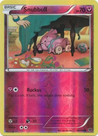 Snubbull 68/124 (XY - Fates Collide)  - Reverse Holofoil | Good Games Morley