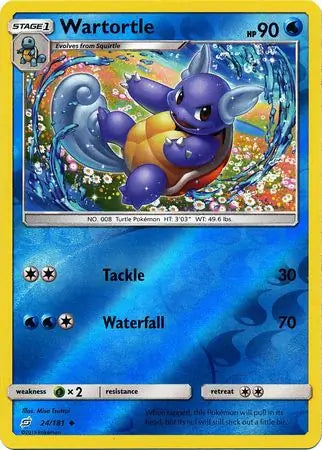 Wartortle 24/181 (SM - Team Up)  - Reverse Holofoil | Good Games Morley