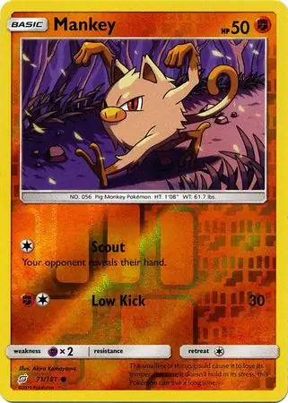 Mankey 71/181 (SM - Team Up)  - Reverse Holofoil | Good Games Morley