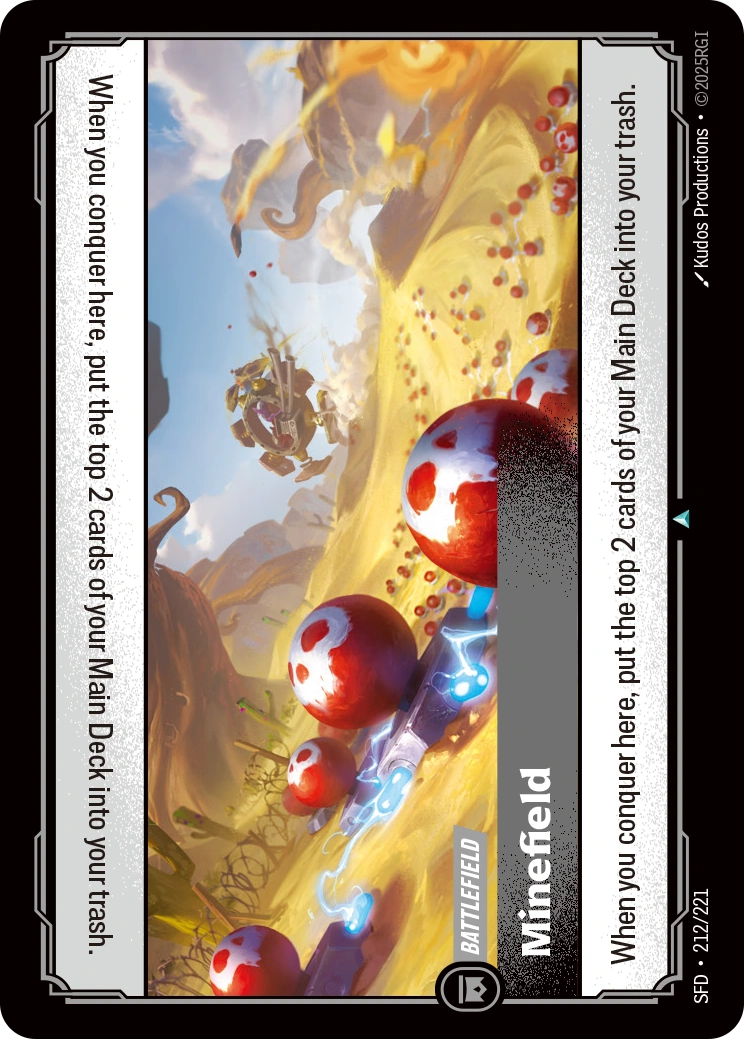 Minefield 212/221 (Spiritforged)  - Foil | Good Games Morley