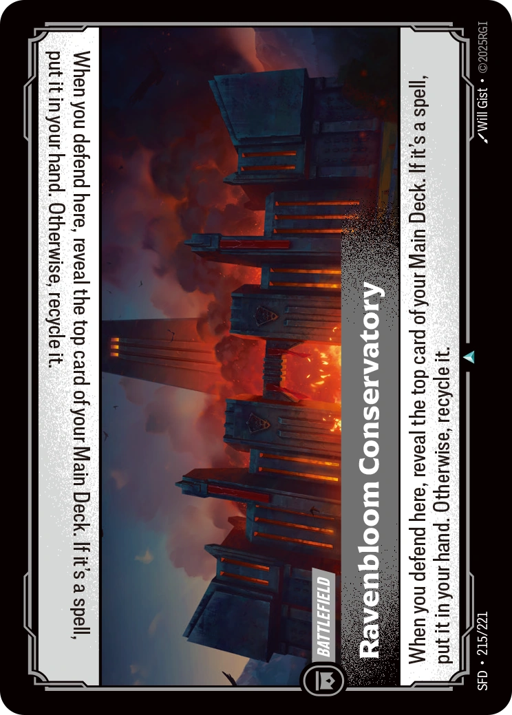 Ravenbloom Conservatory 215/221 (Spiritforged)  - Foil | Good Games Morley