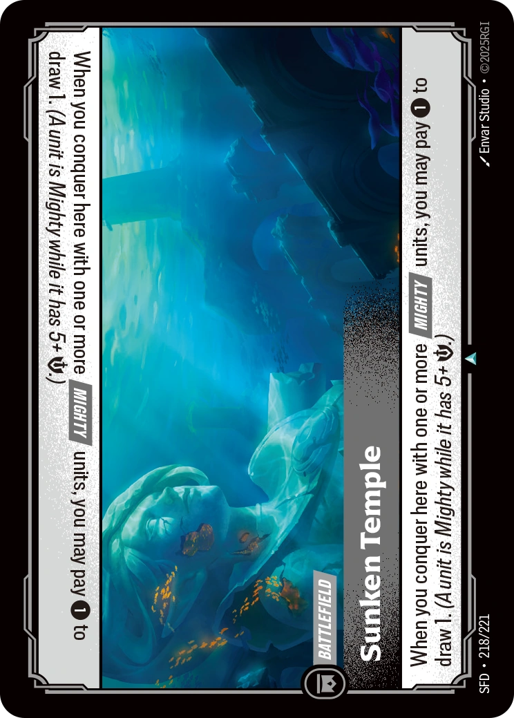 Sunken Temple 218/221 (Spiritforged)  - Foil | Good Games Morley