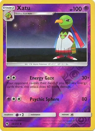 Xatu 88/214 (SM - Lost Thunder)  - Reverse Holofoil | Good Games Morley
