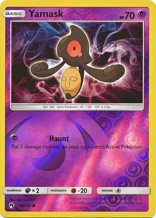 Yamask 99/214 (SM - Lost Thunder)  - Reverse Holofoil | Good Games Morley