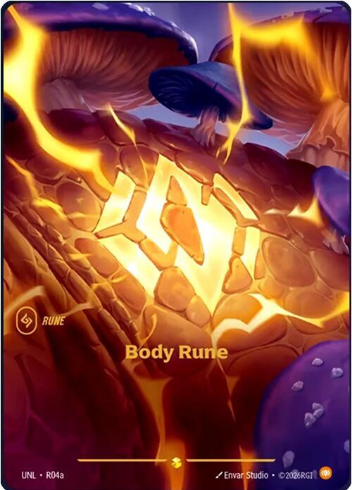 Body Rune R04a (Unleashed)  - Foil | Good Games Morley