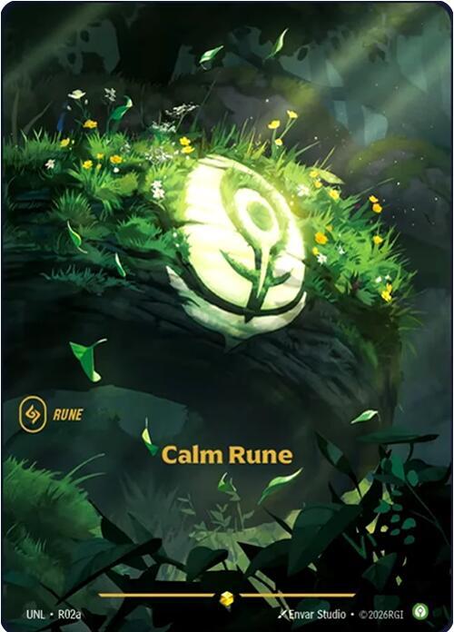 Calm Rune R02a (Unleashed)  - Foil | Good Games Morley